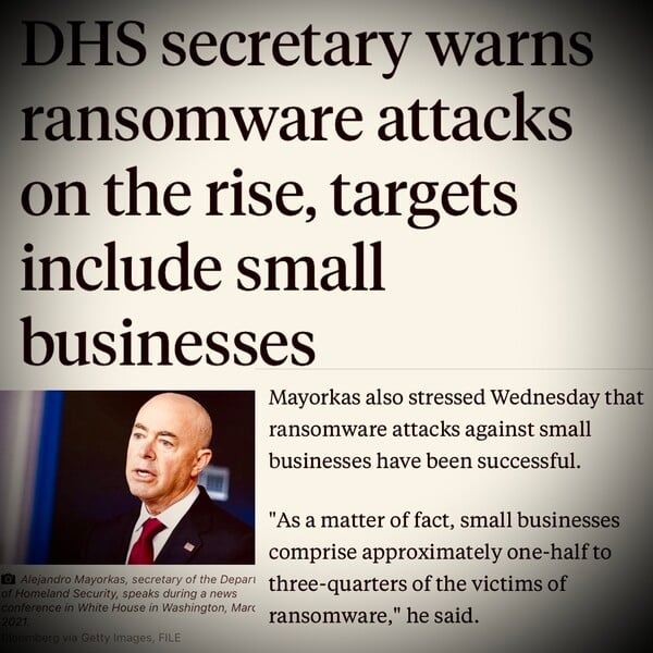 Small Businesses Are Ransomware Targets